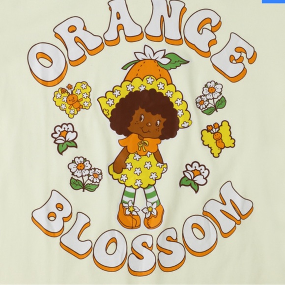 Strawberry Shortcake 'Orange Blossom Graphic Tee Shirt Adult L - Picture 2 of 5